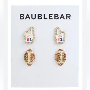 Baublebar 2-Pack Assorted Football Stud Earrings